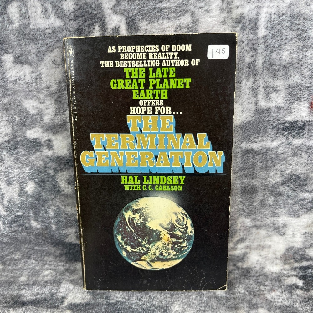Vtg The‎ Terminal Generation Hal Lindsey Prophecy Paperback Book